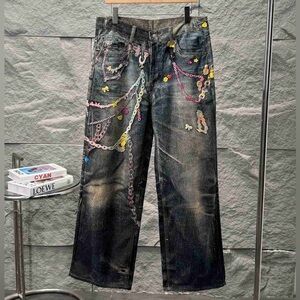 Acne Stuidios 3D Printed Ink Splatter Cargo Pants